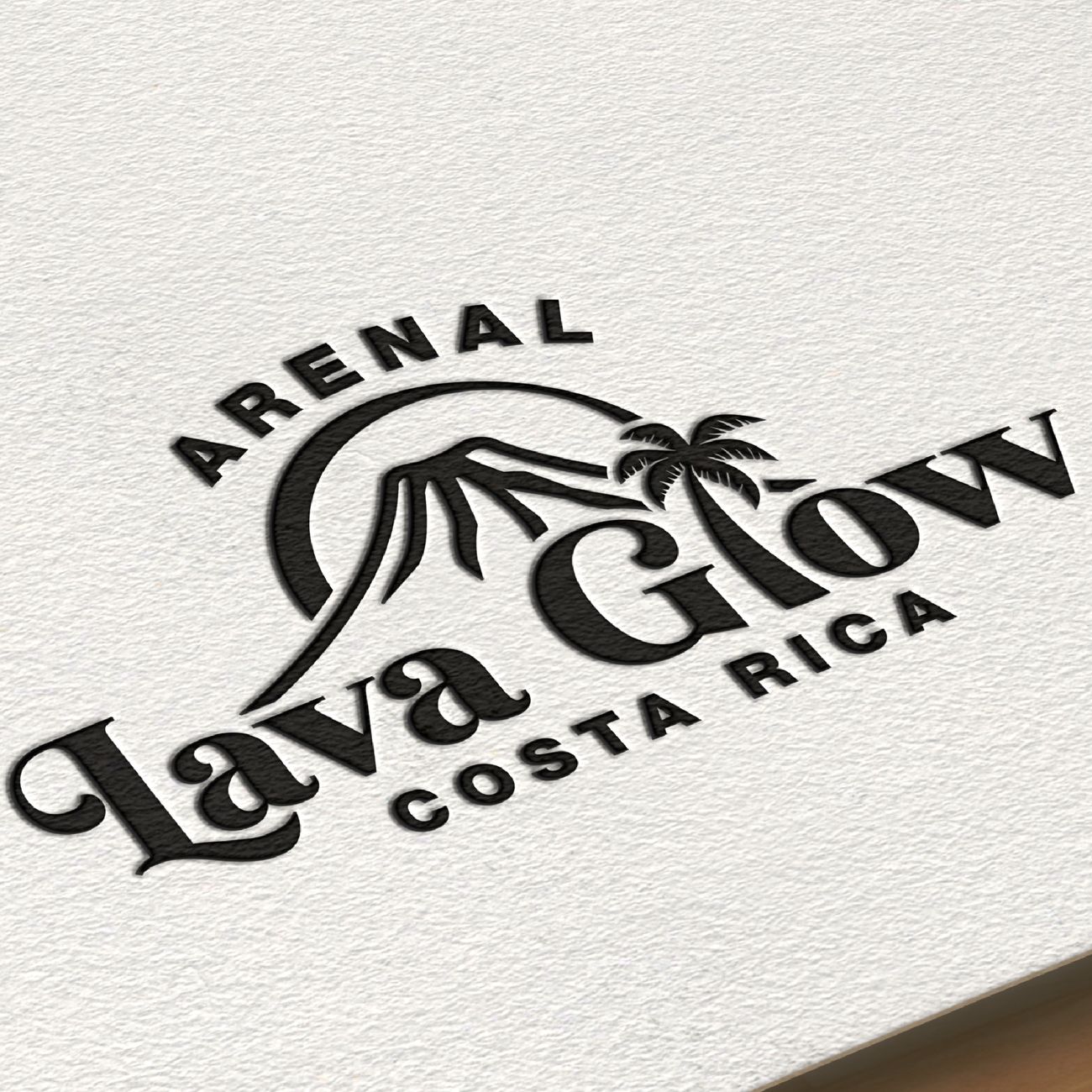 Logotipo Arenal Lava Glow